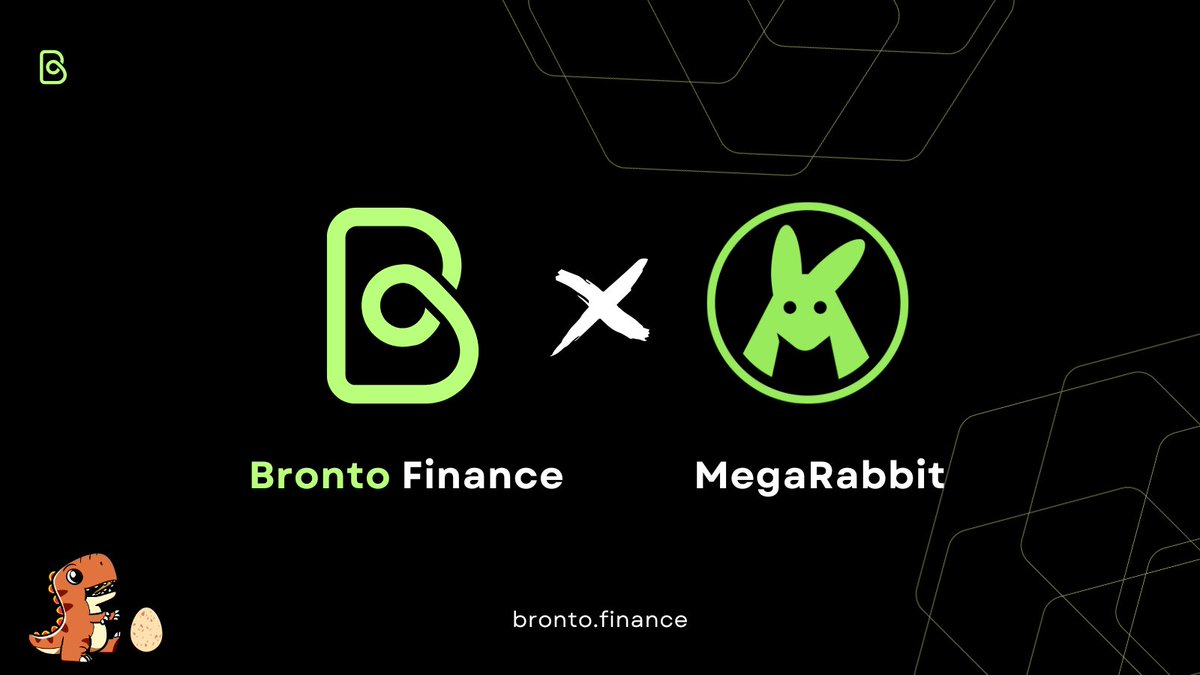 bronto_finance's tweet image. Bronto x @MegaRabbitNFT 

We’re thrilled to announce our partnership with MegaRabbit — the first community-driven PFP launching on @megaeth_labs.🐇

Join the Bronto Discord for something special 🎁

discord.gg/7Nv44KVRZp