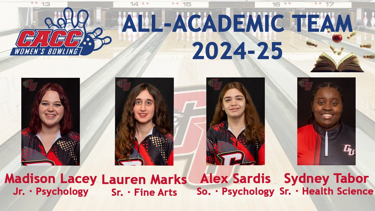 Caldwell Athletics (@caldwellcougars) on Twitter photo Lacey, Marks, Sardis, Tabor Named to <a href="/CACC01/">Central Atlantic Collegiate Conference</a> Bowling All-Academic Team; Marks a three-time honoree, Lacey honored for second time
caldwellathletics.com/news/2025/4/24… Lacey, Marks, Sardis, Tabor Named to <a href="/CACC01/">Central Atlantic Collegiate Conference</a> Bowling All-Academic Team; Marks a three-time honoree, Lacey honored for second time
caldwellathletics.com/news/2025/4/24…