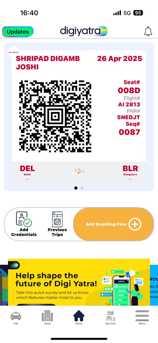 sdj_01's tweet photo. @airindia I fly on air India at least 6 - 8 times a month. Today on my flight AI2813 from Delhi to Bangalore, my seat was changed from 8D to 9D non reclining when I already had web checked in. On being asked to your ground staff, they were extremely rude and non cooperative. Why? https://t.co/TBR27TxH3d