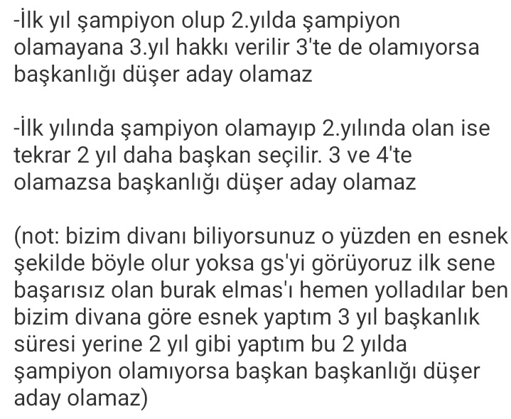 haddibeee1's tweet photo. Şundan imzayla kongre olurda kurtulabilirsek Hbk yada kim başkan olursa tüzüğe eklenmesi gereken şeyler https://t.co/hvWQF4s2vK