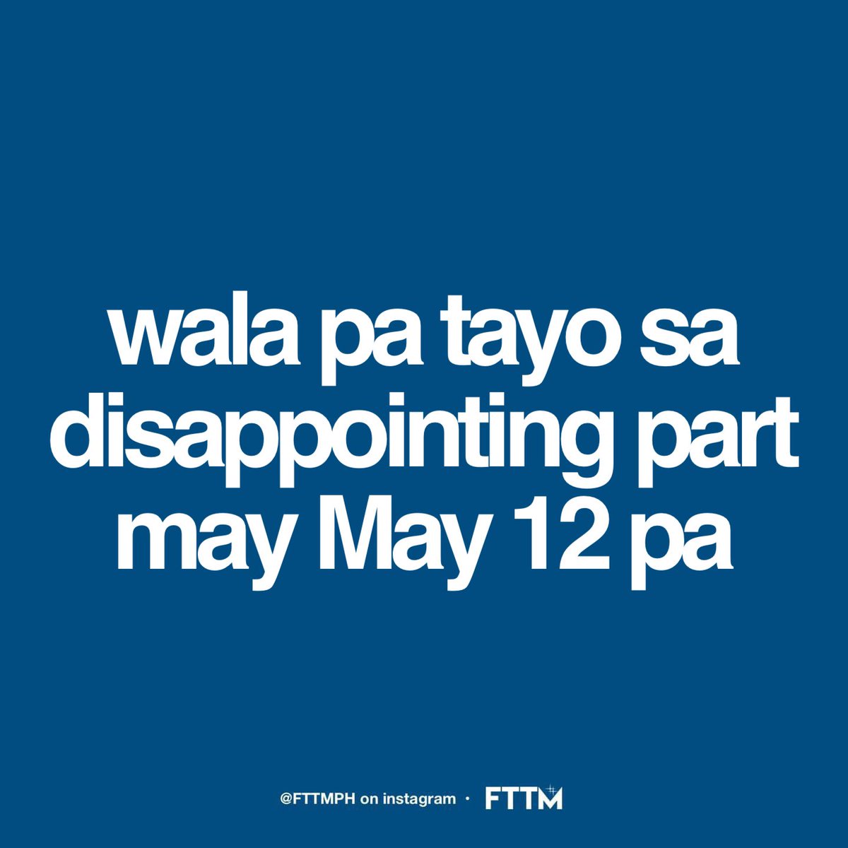 fttm_ph's tweet photo. exciting ❌
disappointing ✅ https://t.co/yzLGr6g2ey