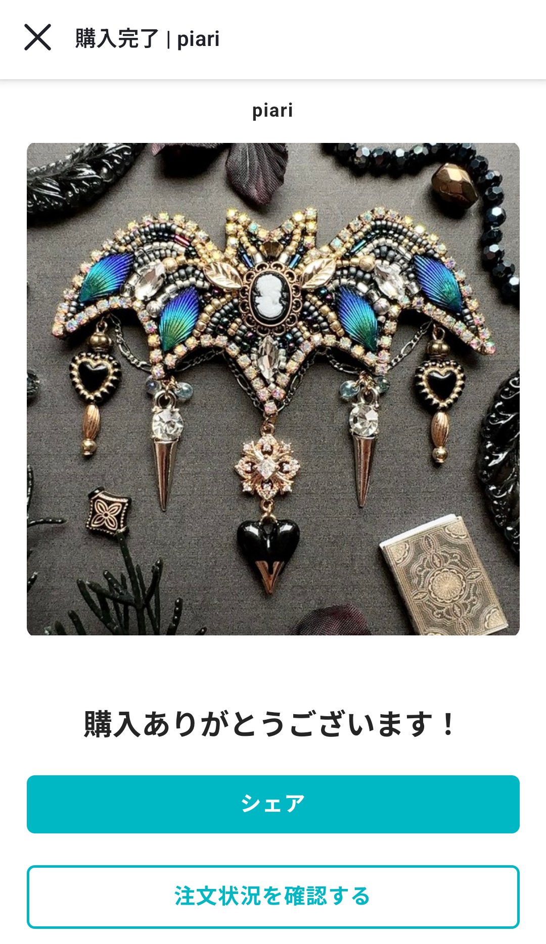 Piari🪡ビーズ刺繍 (@piaricapiari) / X