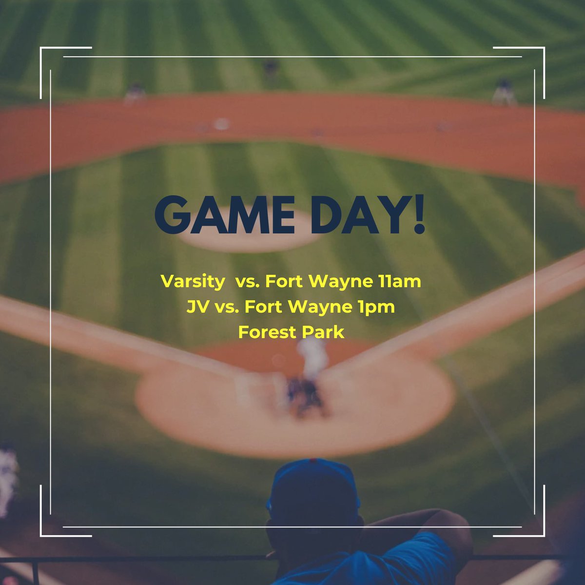 Game Day!
Varsity takes on Fort Wayne at Forest Park today at 11. JV will face also face Fort Wayne immediately following the varsity game.