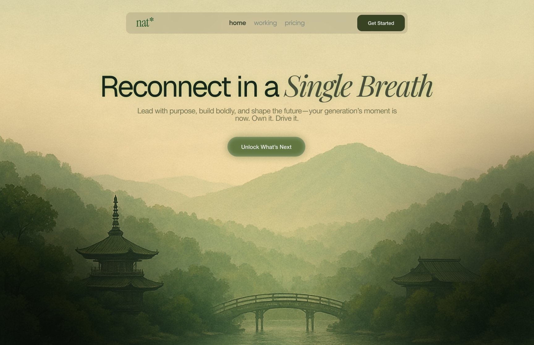 Landing Page preview
