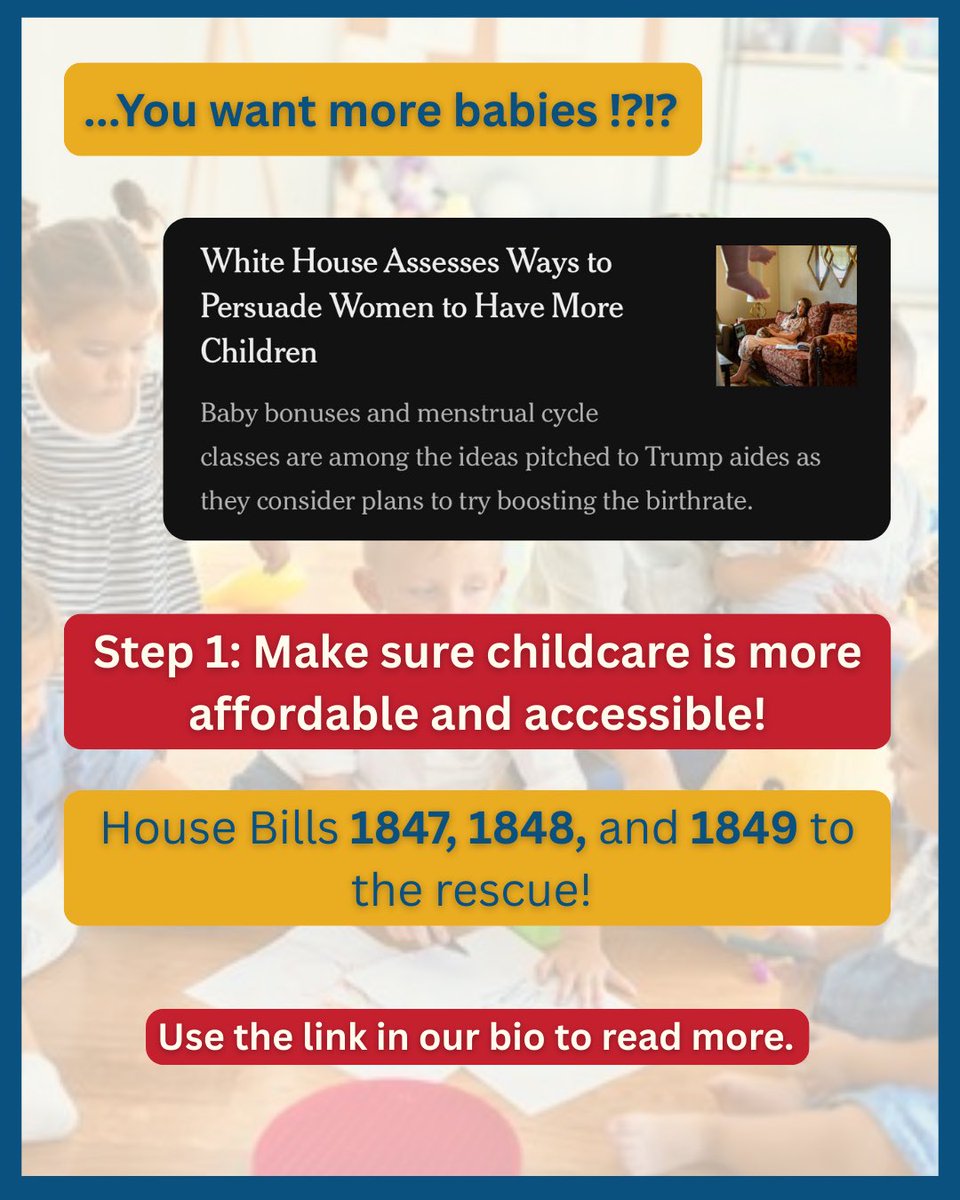 Step 1: Make sure childcare is more affordable and accessible! Follow this link to read about the house bills that are working to make that happen:  tulsaworld.com/opinion/column…