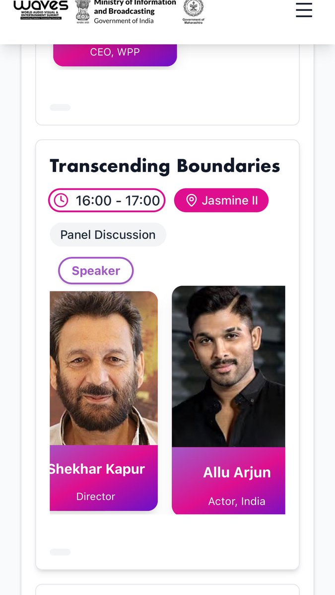 #WAVES2025 <a href="/MIB_India/">Ministry of Information and Broadcasting</a>