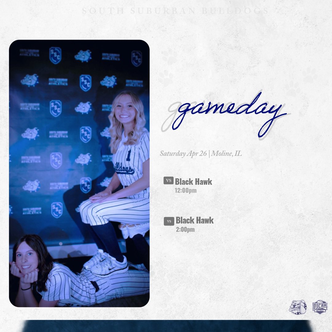 Happy Game Day 🐾
#sscsoftball #bulldogpride
🎥 blackhawkcollege.hosted.panopto.com/Panopto/Pages/…