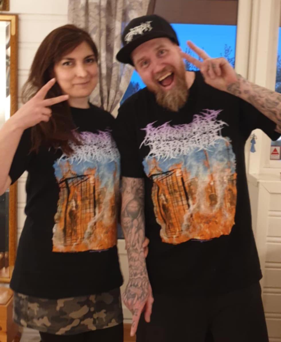 Thanks you guys so slamming much our brother Mats couple from Kraanium,Norway🇳🇴
#Kraanium  #Slammingdeathmetal