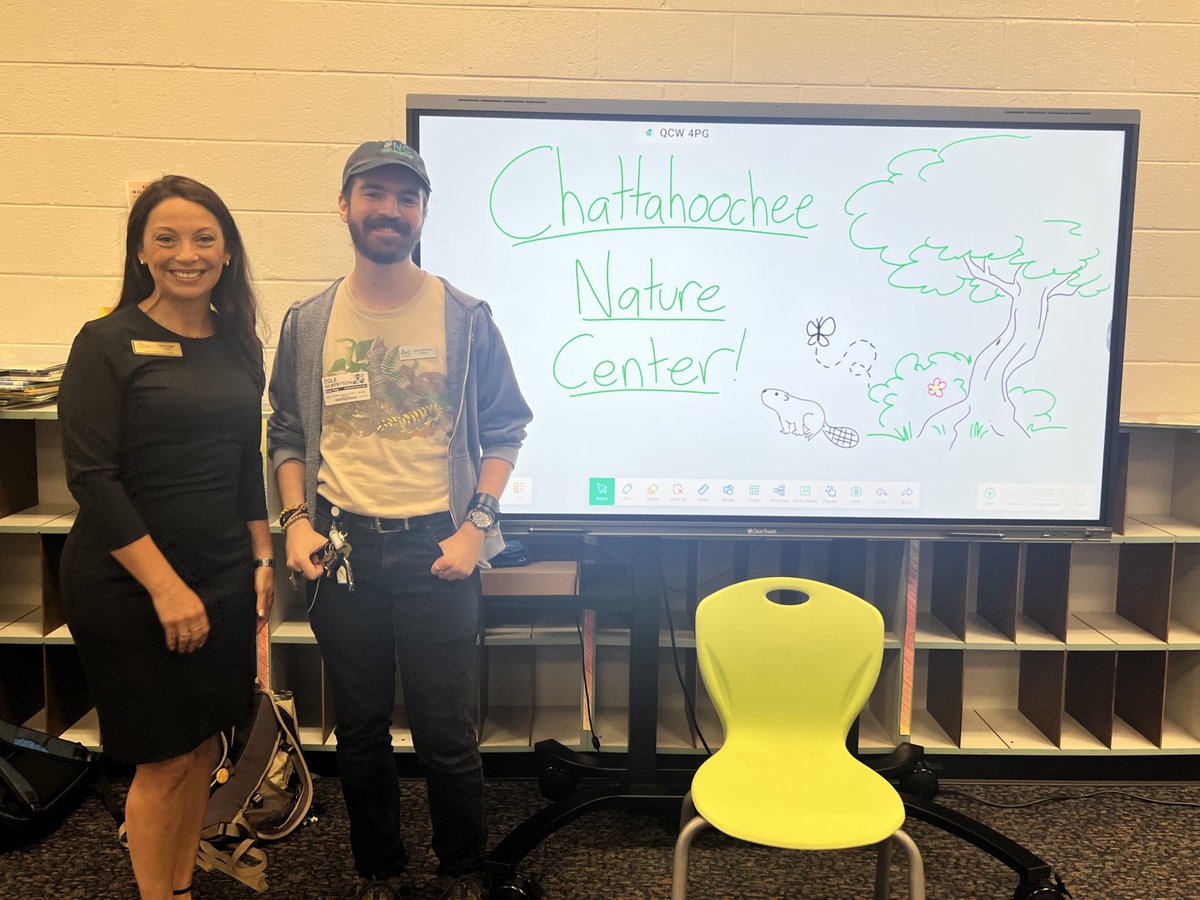 Thank you to the Chattahoochee Nature Center for bringing some wild fun to our Hometown Heroes event — including a visit from a snake! Students loved the experience. Shout out to Board member, Lillie Pozatek, who bravely stood inches from a snake! #HometownHeroes