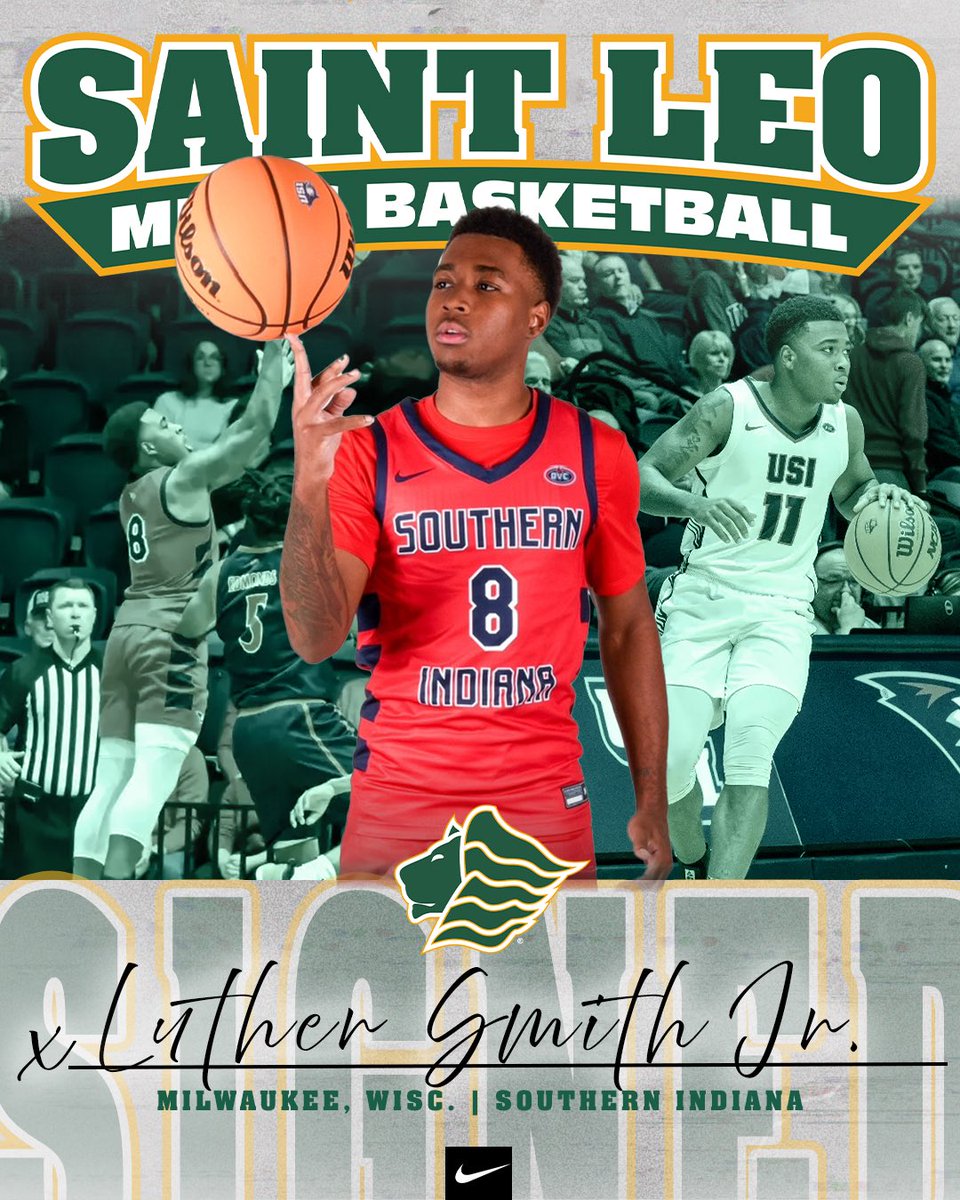 Saint Leo MBB (@saintleombb) on Twitter photo Signed ποΈ
π¦ Fans welcome Luther Smith Jr. (6β1 G) to the Green and Gold π¦ #GoLions
<a href="/LutherSmithJr8/">Luther Smith Jr.</a> Signed ποΈ
π¦ Fans welcome Luther Smith Jr. (6β1 G) to the Green and Gold π¦ #GoLions
<a href="/LutherSmithJr8/">Luther Smith Jr.</a>