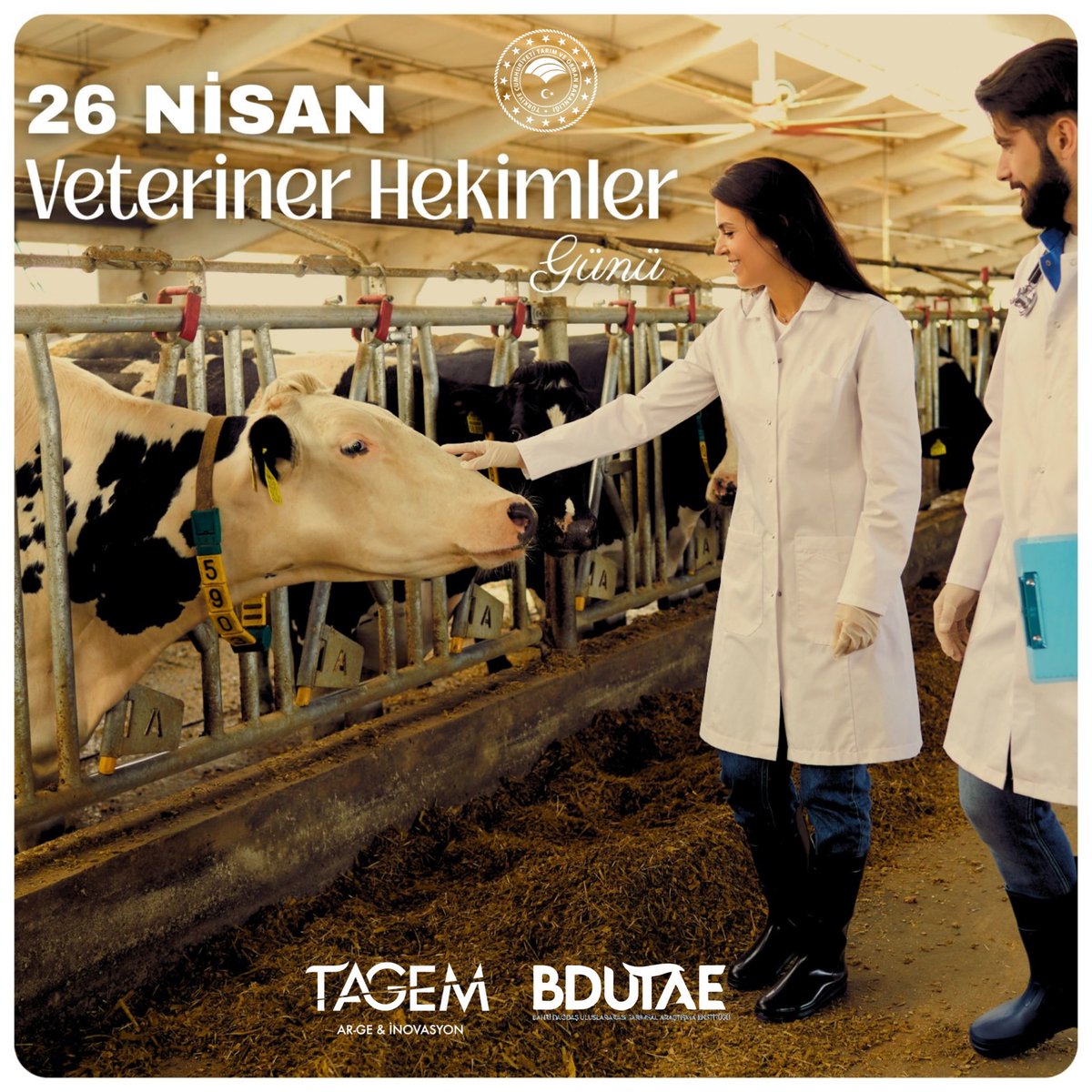 Hayvan ve insan sağlığı için büyük emek veren tüm veteriner hekimlerimizin 26 Nisan Dünya Veteriner Hekimler Günü kutlu olsun! 🐾
#VeterinerHekimlerGünü #BahriDağdaş