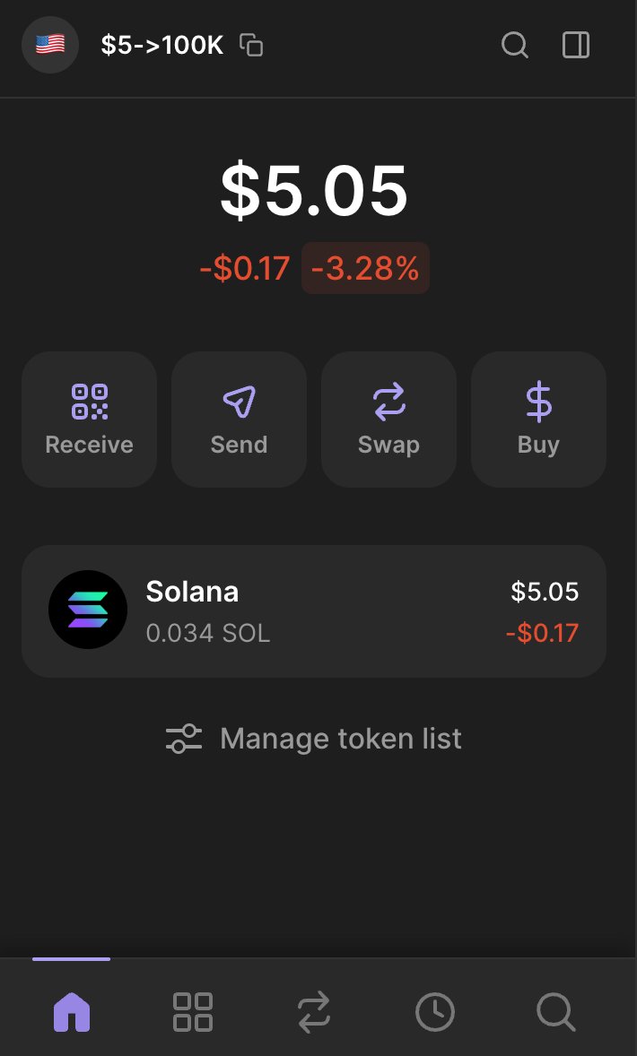 $5 to $10,000 Challenge launches tomorrow

This is your shot to turn $5 into life-changing gains.

• Don’t have $5? I’ll send it to you—no catch.
• 95% win rate. Multiple 100x trades.
• Every move tracked live in a public wallet.
• Zero fees, zero risk—just results.

If