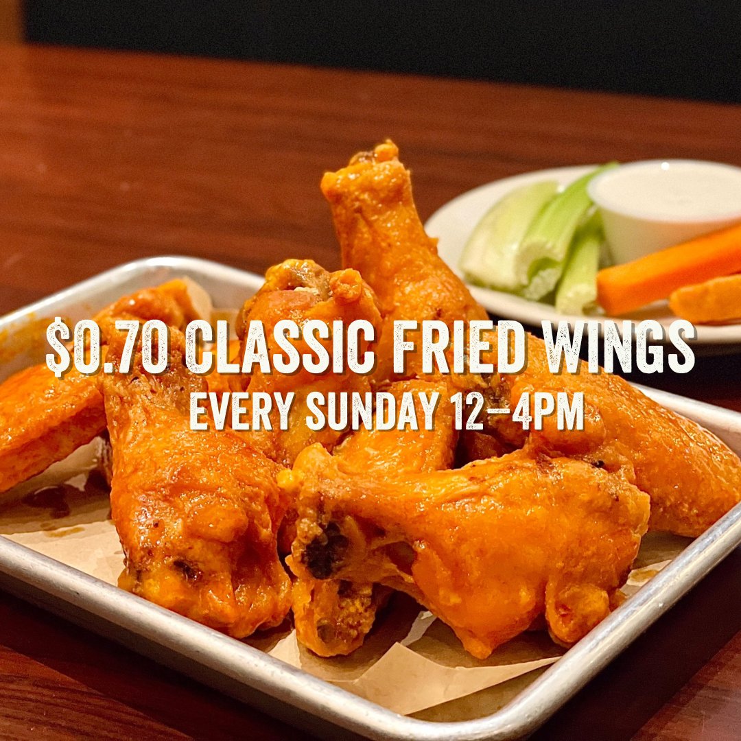 Did yinz know – $0.70 Classic Fried Wings at Fat Head's EVERY SUNDAY‼️
