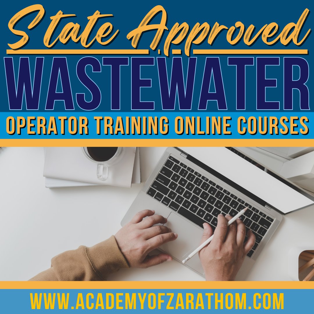 Zarathom_Online's tweet image. 💧 Earn contact hours at l8r.it/hVD5 

#WastewaterTraining #WaterIndustry #OperatorCertification #EarnContactHours #WaterProfessionals #WastewaterOperators #AffordableLearning #AcademyOfZarathom #OnlineTraining #UtilityWorkers #Zarathom #WastewaterManagement