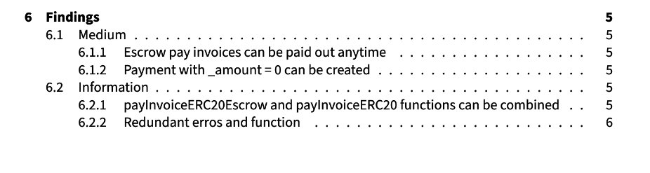 📄New Security Report Published

Our client is building early invoice payments on top of <a href="/compoundfinance/">Compound Labs</a>

After two days of auditing, 2 Medium findings were found and resolved the next day.

Full report 👇
github.com/gkrastenov/aud…
