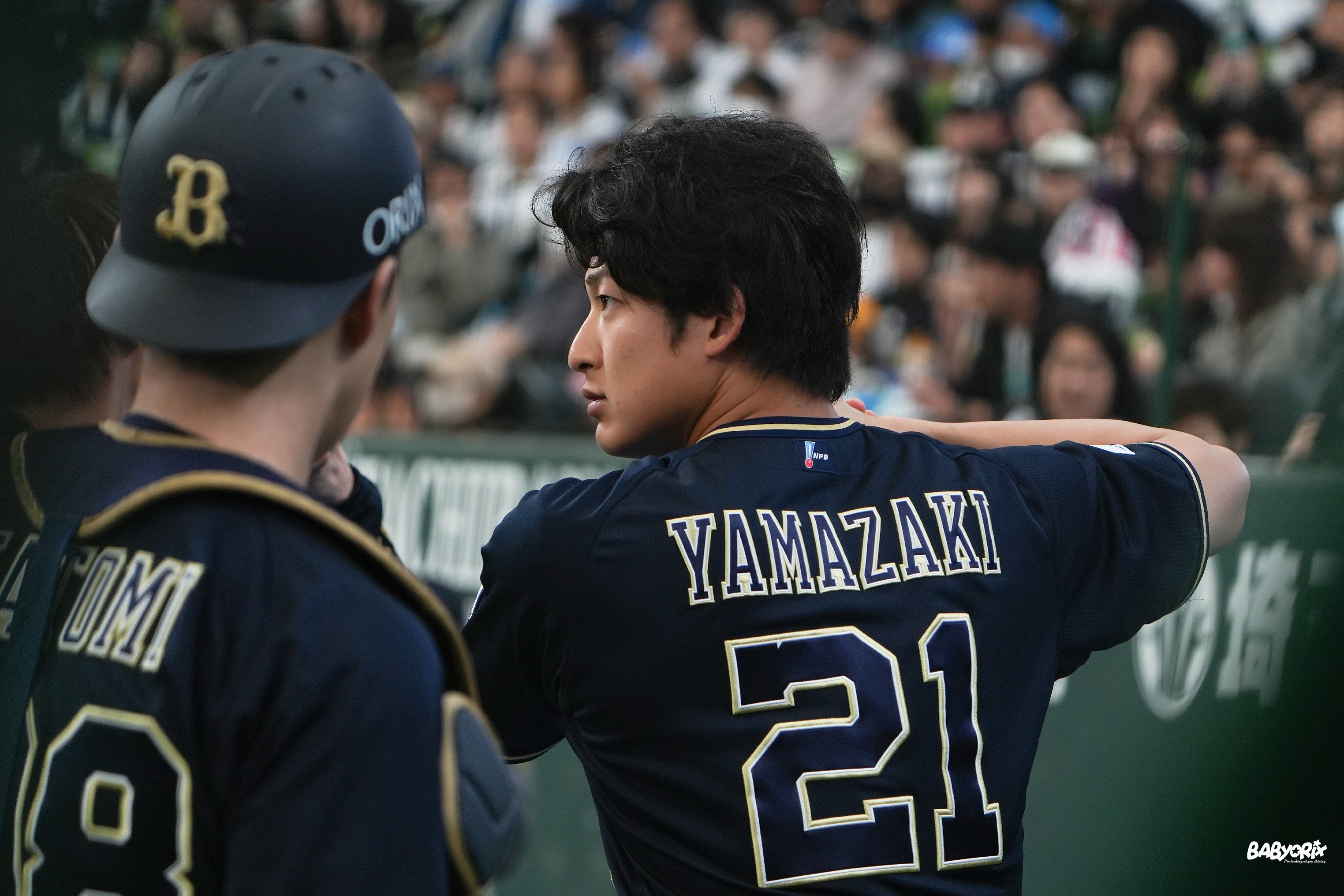 オリックス・バファローズ - ユニフォーム（開幕シリーズ）山﨑颯一郎選手　21 L オリックスバファローズ 山﨑颯一郎選手 ユニフォーム オリックス・バファローズ 背番号