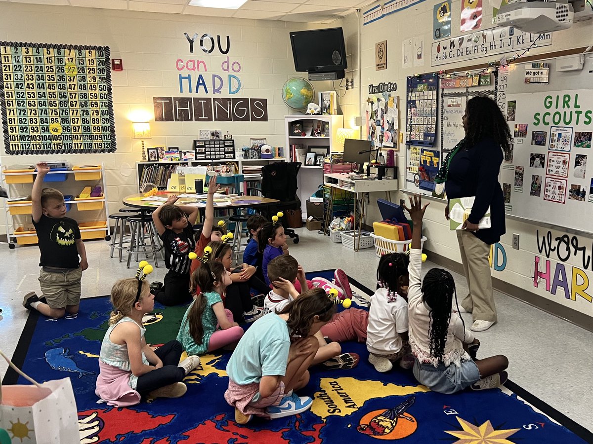 Thank you to Ava Marshall from the Girl Scouts for joining our Hometown Heroes event! She shared how Girl Scouts make a difference in their communities every day. Our students were so inspired! #HometownHeroes #GirlScouts