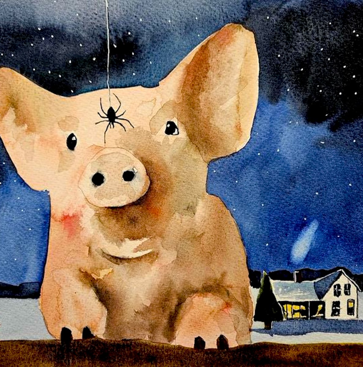 stephanietara's tweet image. 🌜"When your stomach is empty and your mind is full, it's always hard to sleep."🌛
~Charlotte's Web, 1952
#Kidlitart #ClassicLiterature #childrensbooks #inspiration #illustration #kidsbooks #kidlit #picturebooks #books #kids #art #friendship Good Saturday #saturdaymorning #love