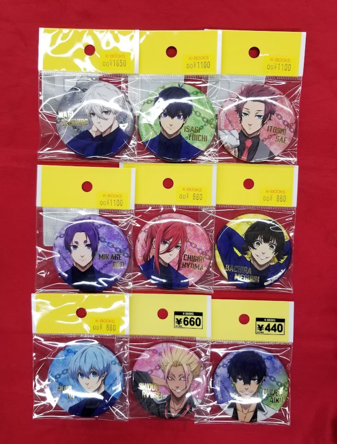 入荷情報＆コーナー紹介】 『ブルーロック』エゴ展 ホログラム箔押し缶