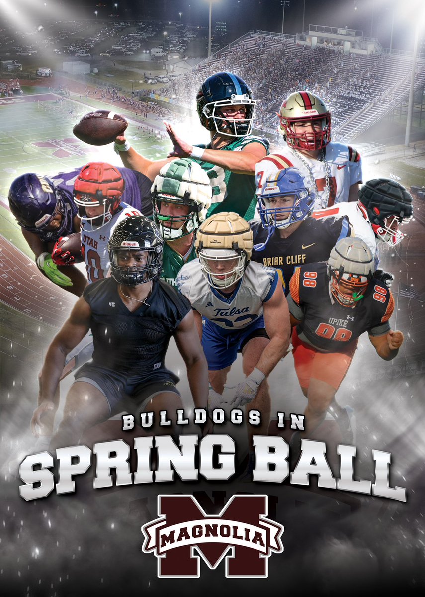 Josh McNeill (@mcneill_josh) on Twitter photo Shoutout to all these former <a href="/DogFootball/">Magnolia Bulldogs Football</a> grinding at the next level this spring. Keep making Magnolia proud 💪🏻🔥#BAB
<a href="/MagnoliaHighTX/">Magnolia High School</a>
<a href="/MagISDAthletics/">Magnolia ISD Athletics</a>
<a href="/MagnoliaISD/">Magnolia ISD</a> Shoutout to all these former <a href="/DogFootball/">Magnolia Bulldogs Football</a> grinding at the next level this spring. Keep making Magnolia proud 💪🏻🔥#BAB
<a href="/MagnoliaHighTX/">Magnolia High School</a>
<a href="/MagISDAthletics/">Magnolia ISD Athletics</a>
<a href="/MagnoliaISD/">Magnolia ISD</a>