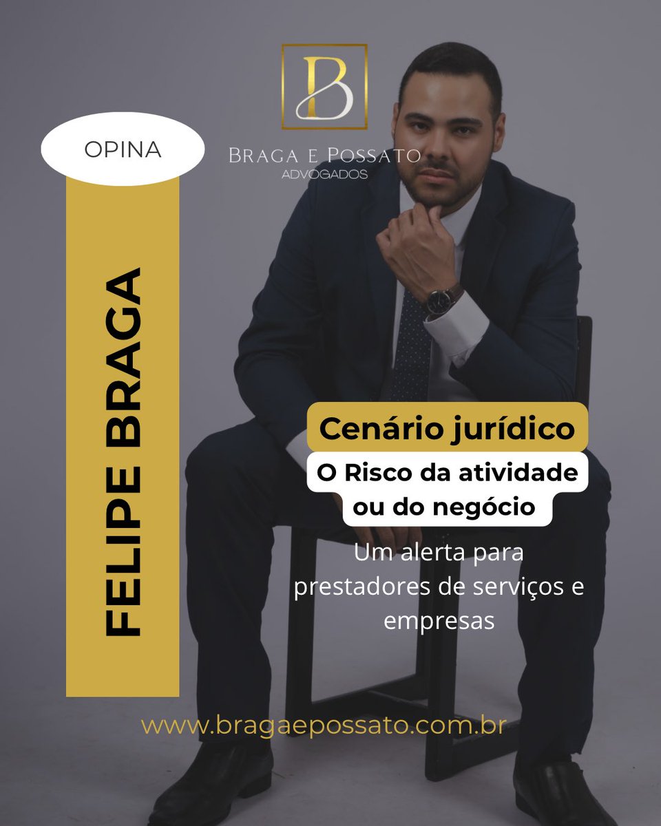 felipebragaadv's tweet image. O risco da atividade ou do negócio impõe responsabilidade objetiva a profissionais e empresas.
Prevenir é proteger seu patrimônio e a confiança dos seus clientes.
#DireitoEmpresarial #DireitoDoConsumidor #GestãoDeRiscos #Compliance