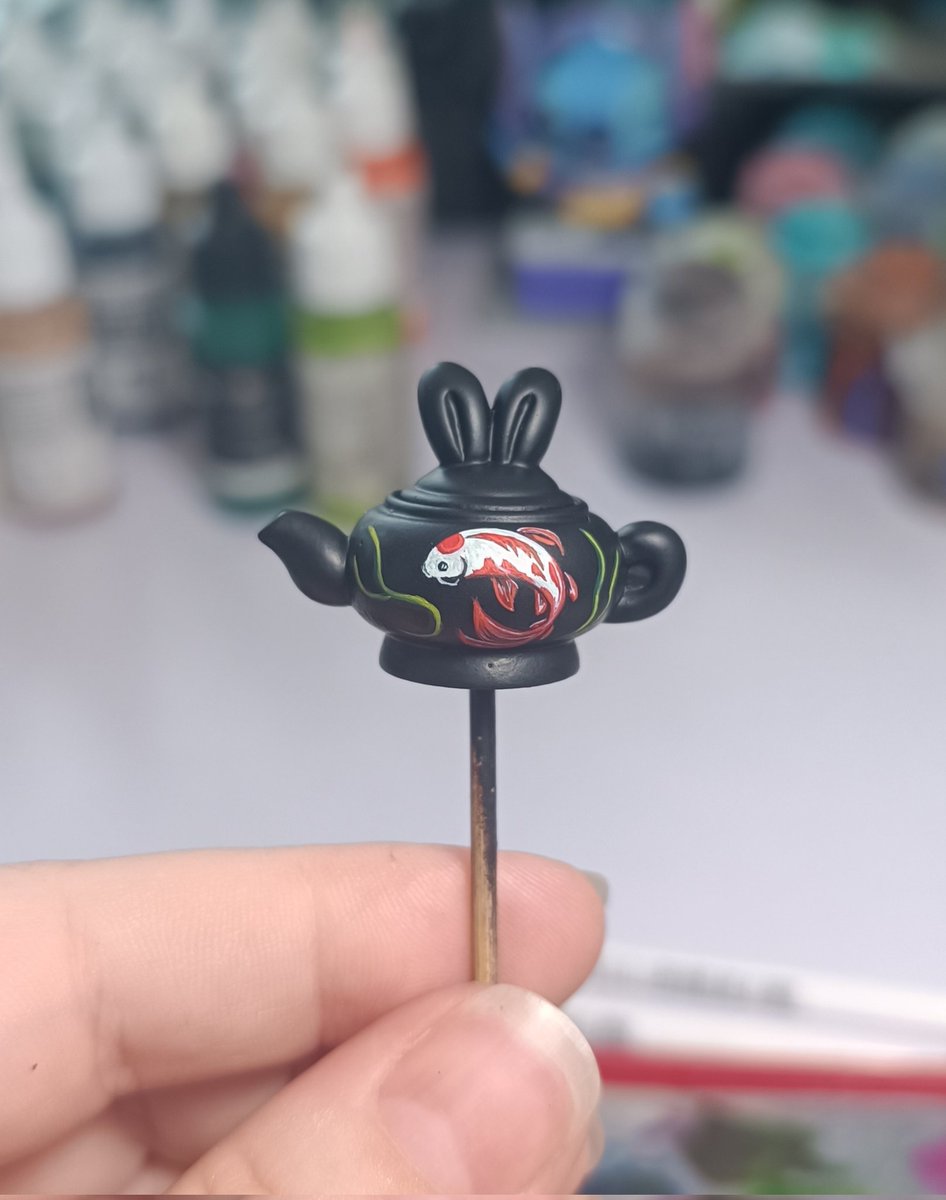 viktoshe4ka's tweet photo. Sometimes I paint something completely different from Warhammer miniatures🤣
https://t.co/cw9f5Kw6JK #Dollsminiature #lamiapainting #artisopus #paintingminiatures #scalecolorartist #artvsartist https://t.co/sxhyGDouLY