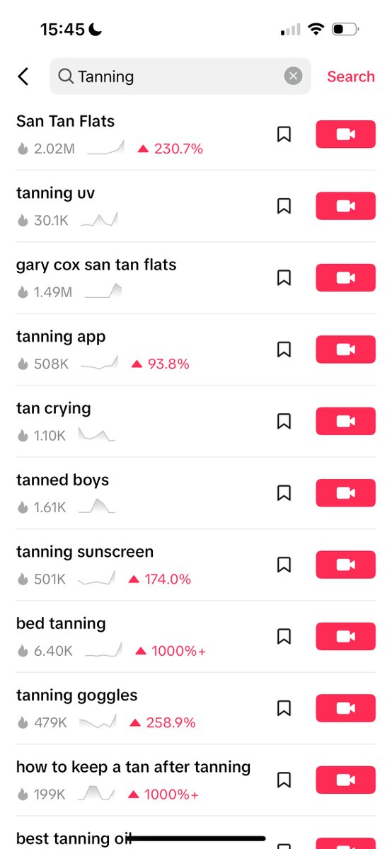 ema_totaro's tweet image. TikTok’s Creator Search Insights for ASO is a goldmine.
I personally found super popular keywords with almost no competition using this trick.
> Open TikTok and search for “creatorsearchinsights”
> Type a keyword that represents your app or niche
> Click on the most popular…