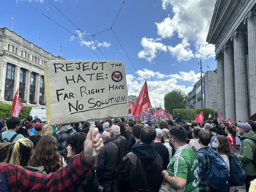Nessan Vaughan (@baldoyle55) on Twitter photo Dublin is against racism. So appropriate that this demonstration is held on the day of Pope Francis’ funeral. <a href="/LeCheileDND/">Le Chéile #IrelandForAll</a> <a href="/DorasIRL/">Doras</a> <a href="/INARIreland/">INAR - Irish Network Against Racism</a> <a href="/DubsCommunities/">Dublin Communities Against Racism</a> <a href="/EbunJoseph1/">Dr Ebun Joseph</a> <a href="/ROIsaysno/">ROI Against Racism</a> <a href="/jclannon/">John Lannon</a> Dublin is against racism. So appropriate that this demonstration is held on the day of Pope Francis’ funeral. <a href="/LeCheileDND/">Le Chéile #IrelandForAll</a> <a href="/DorasIRL/">Doras</a> <a href="/INARIreland/">INAR - Irish Network Against Racism</a> <a href="/DubsCommunities/">Dublin Communities Against Racism</a> <a href="/EbunJoseph1/">Dr Ebun Joseph</a> <a href="/ROIsaysno/">ROI Against Racism</a> <a href="/jclannon/">John Lannon</a>