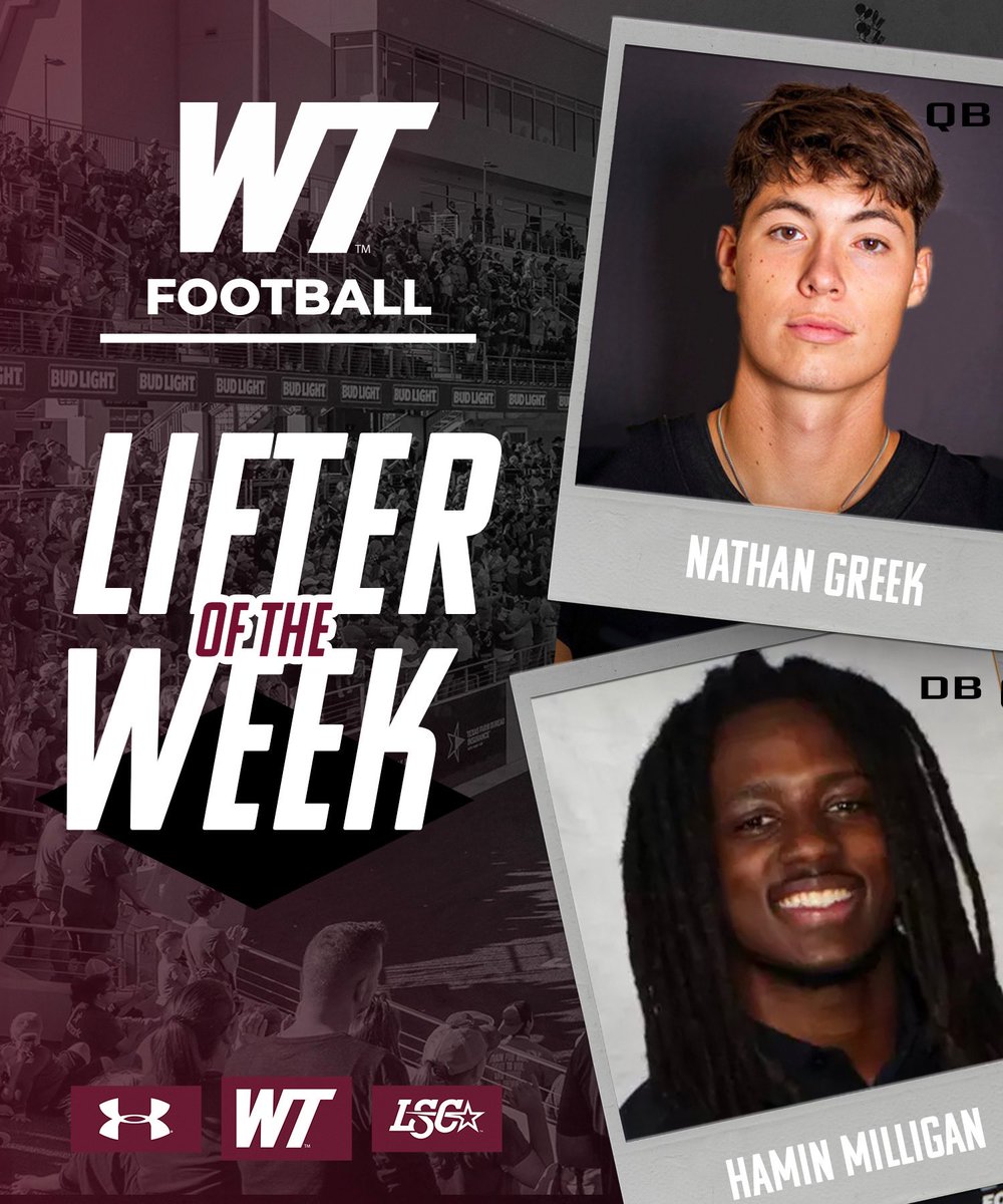 WT Football 💪🏼 of the Week

#BuffNation | #HereWeCome