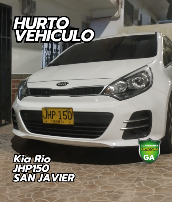 Guardianes_Ant's tweet photo. #HurtodeVehiculo Kia Rio JHP150 SAN JAVIER
@PoliciaMedellin https://t.co/JFcrazSaRe