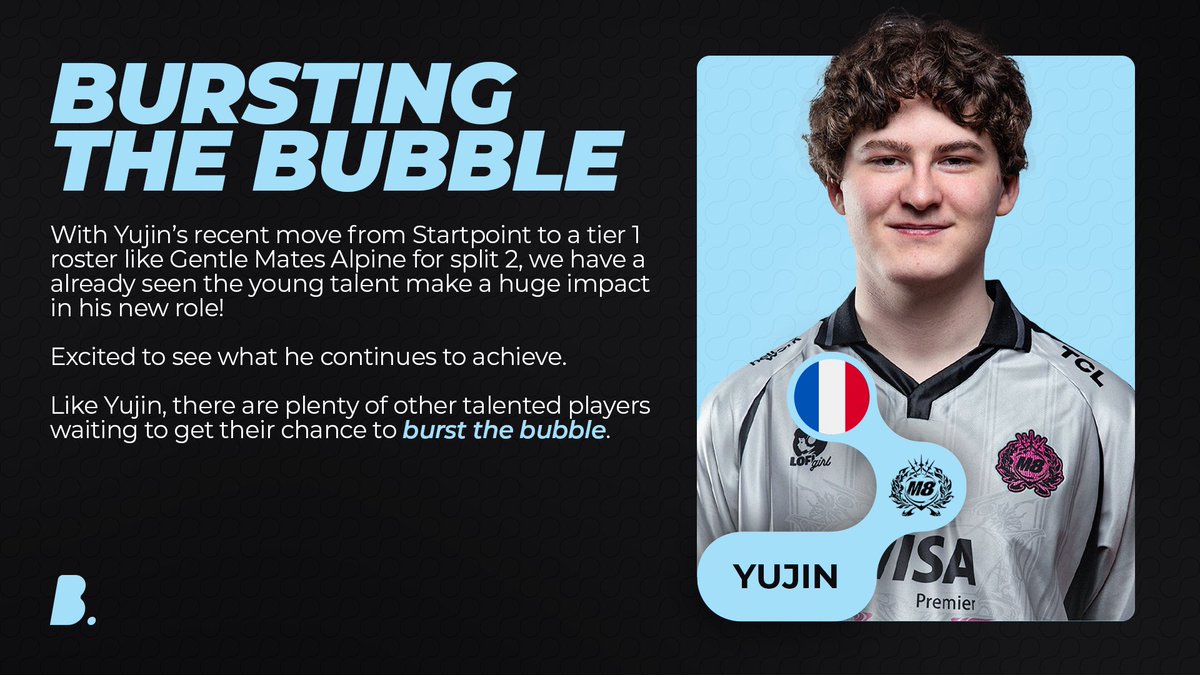 The Rocket League bubble scene is full of talents that have the potential to shine as bright as <a href="/YujinRl/">M8 yujin</a>, follow us to discover more Rocket League gems! 💎