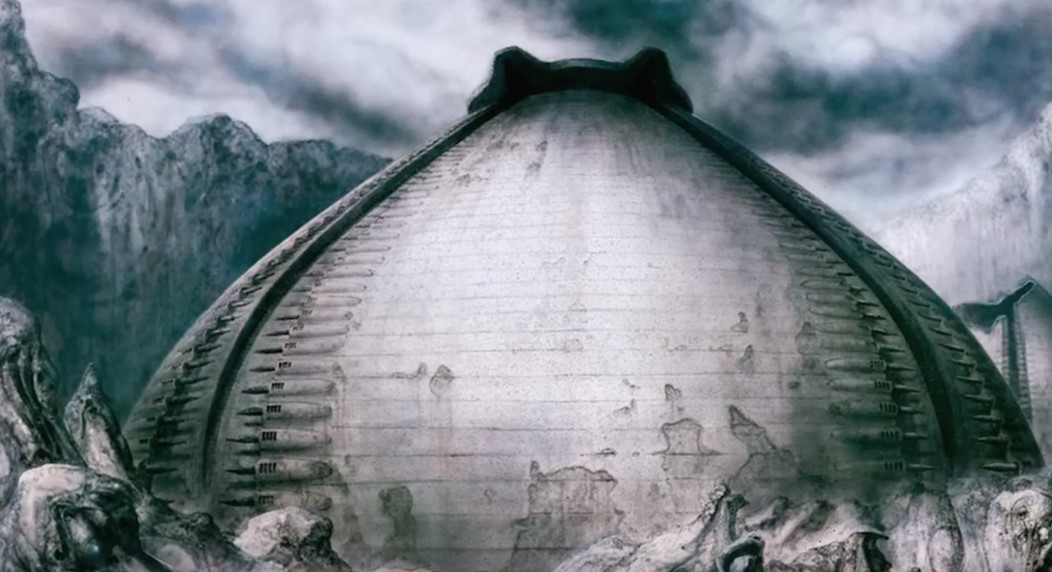 lon_sci's tweet image. Original art for Alien by Giger.