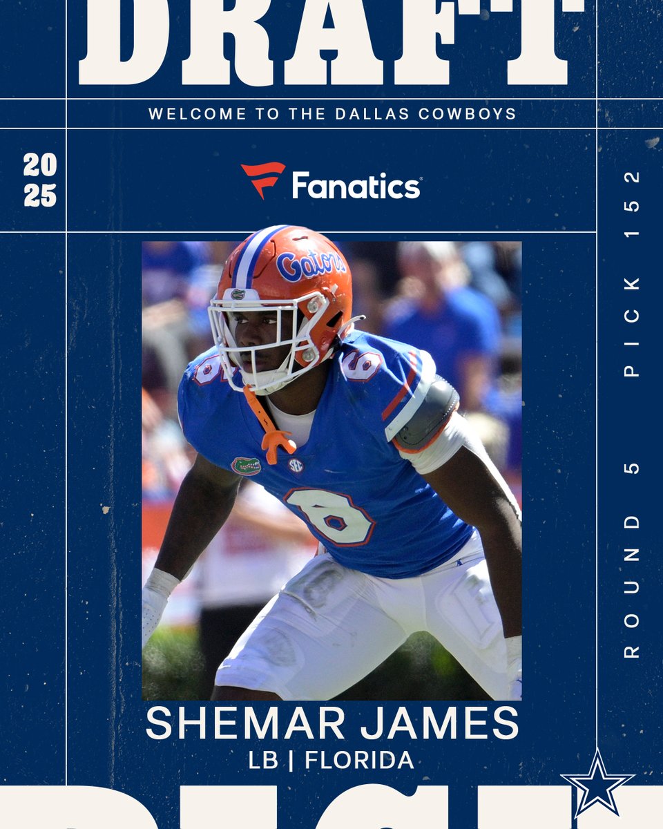 Dallas Cowboys (@dallascowboys) on Twitter photo Sunshine State ➡️ Lone Star State ⭐️
<a href="/Shemarjames06/">shemar.james</a> | <a href="/GatorsFB/">Florida Gators Football</a>
#CowboysDraft | <a href="/Fanatics/">Fanatics</a> Sunshine State ➡️ Lone Star State ⭐️
<a href="/Shemarjames06/">shemar.james</a> | <a href="/GatorsFB/">Florida Gators Football</a>
#CowboysDraft | <a href="/Fanatics/">Fanatics</a>