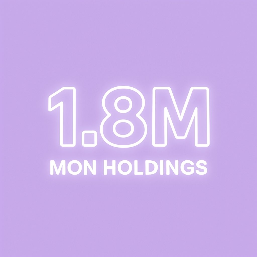 monadverse's tweet photo. 1.8 million MON for community 💜 https://t.co/EsQZ79VGwS