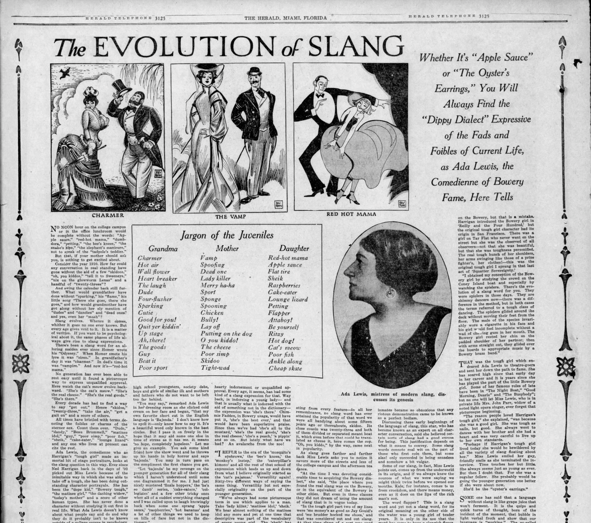 These damn teenagers and their new fangled slang!