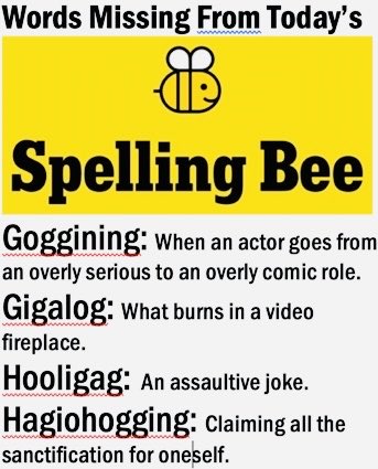 How the heck is ⁦<a href="/SpellingBeeNYT/">NYT Spelling Bee Stories</a>⁩ missing these?