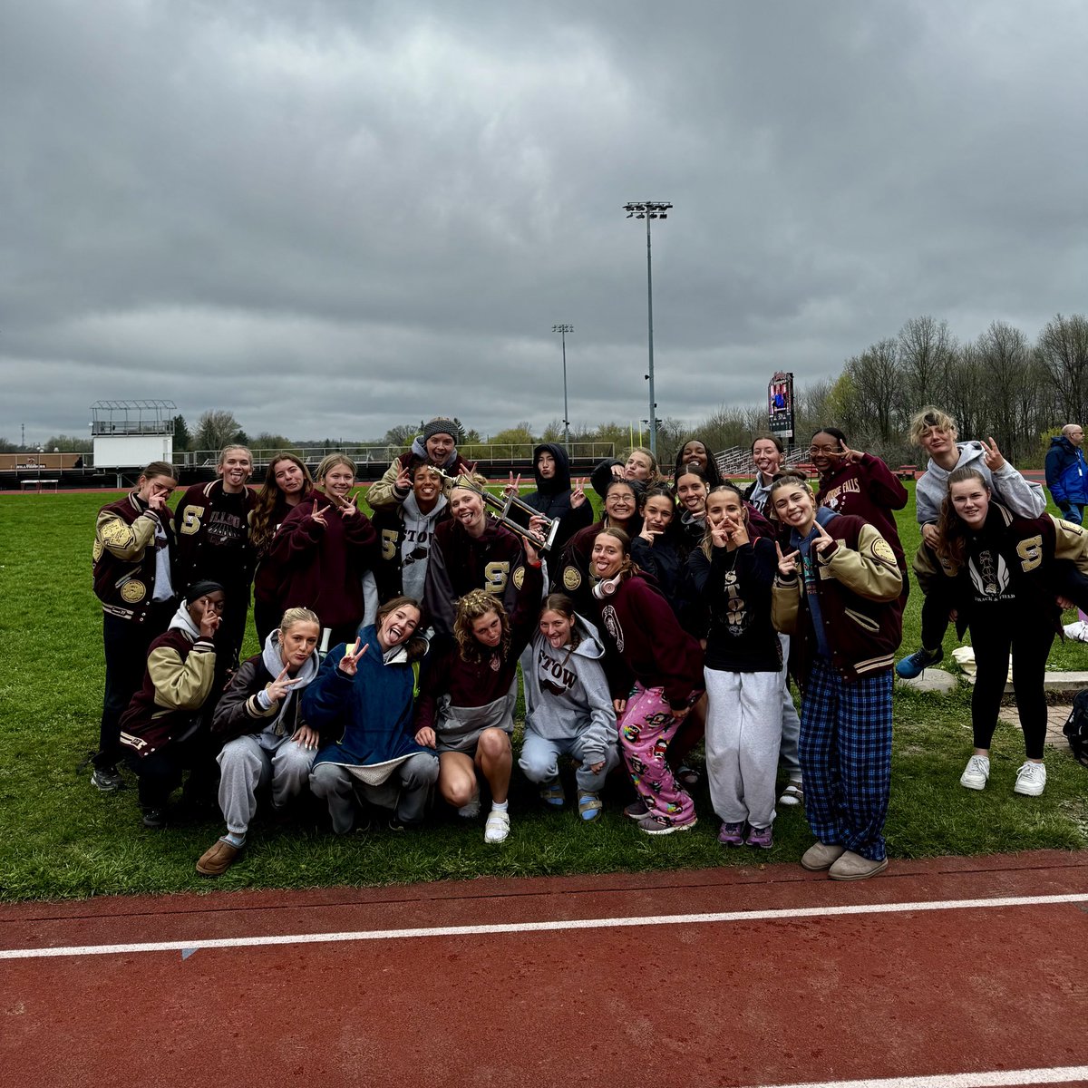 The cold never bothered us anyways! Girls overcame chilly temperatures and strong winds to take home some hardware from the Chardon Hilltoppers Invitational! #StrongerTogether #SpeedKills