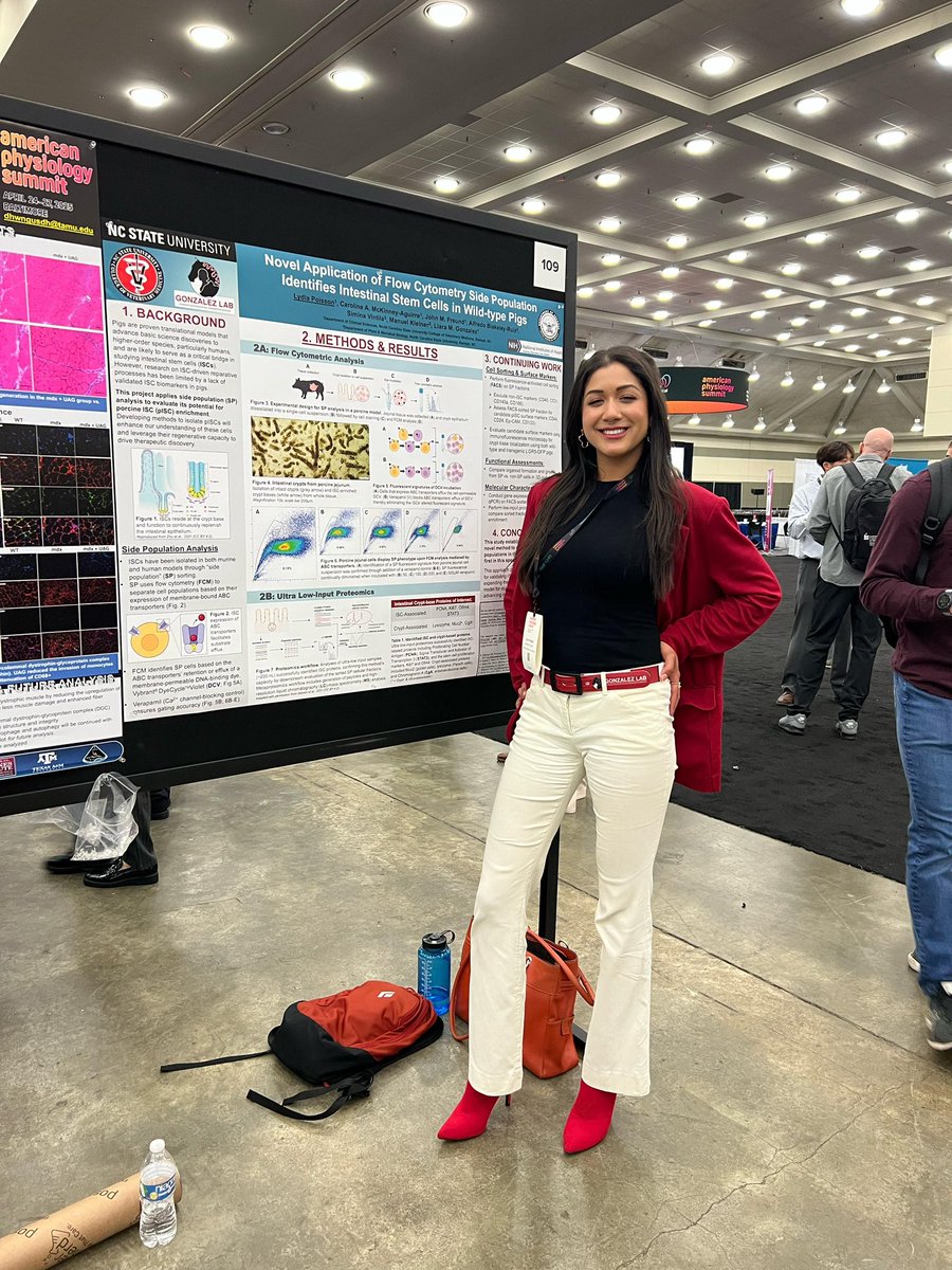 Gonzalez Lab (@gonzalezlabncsu) on Twitter photo Having too much fun to post in real-time!
Our trainees did an amazing job with their posters last night!
Two more left for this evening if you’d like to hear about our work - S866 and 884! <a href="/ajpgi/">AJP-Gastrointestinal and Liver Physiology</a> <a href="/CVMResearch/">NCSU CVM Research</a> Having too much fun to post in real-time!
Our trainees did an amazing job with their posters last night!
Two more left for this evening if you’d like to hear about our work - S866 and 884! <a href="/ajpgi/">AJP-Gastrointestinal and Liver Physiology</a> <a href="/CVMResearch/">NCSU CVM Research</a>