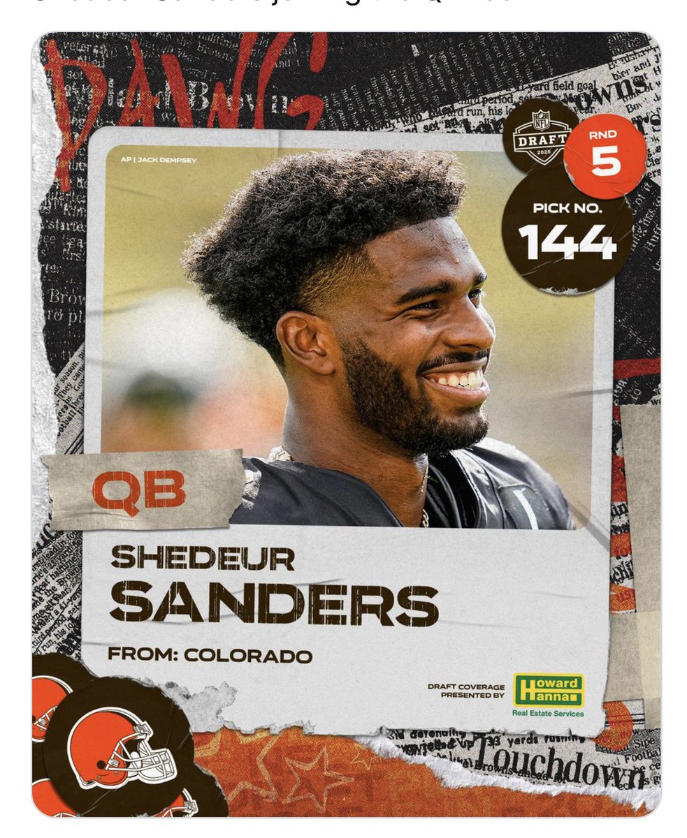What should have happened on Day 1 FINALLY happened!!! Congratulations <a href="/ShedeurSanders/">Shedeur Sanders</a> you have been treated like a second class person, the <a href="/NFL/">NFL</a> should be ashamed of itself. #Classless #GodBlessYouShedeur