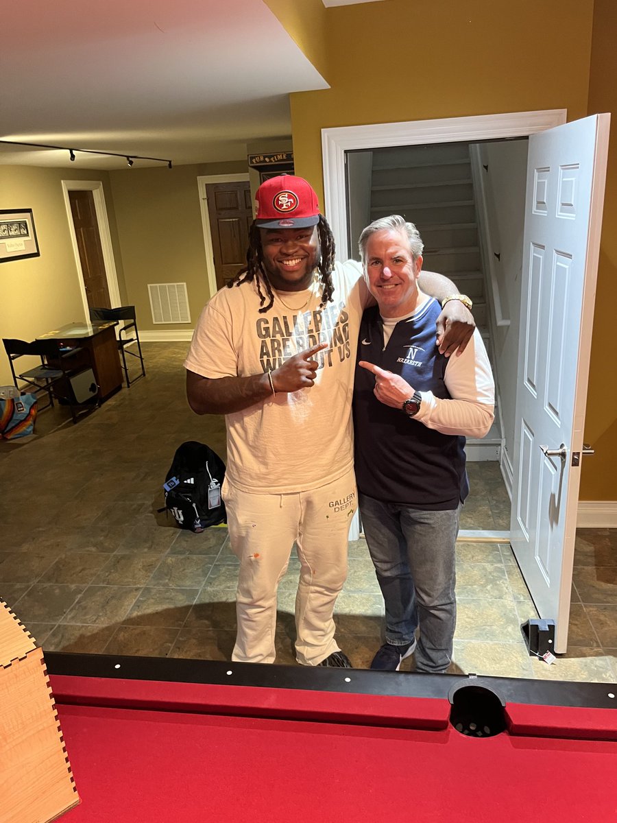 Nazareth Academy Football (@footballnaz) on Twitter photo We are blessed to have been on your journey to the “League” CJ. The Nazareth football family loves you. Go Niners! We are blessed to have been on your journey to the “League” CJ. The Nazareth football family loves you. Go Niners!
