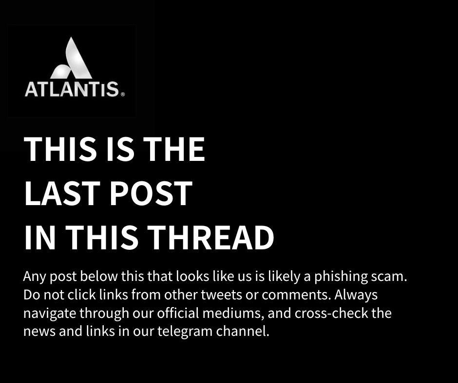 Atlantis tweet media
