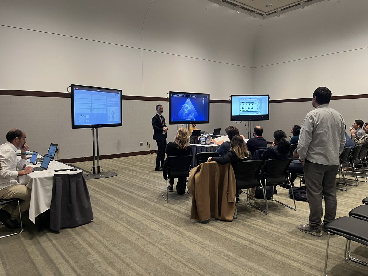 Today at #ISHLT2025 Cardiogenic Shock Academy

Simulation-based training:
✅ Sharpens clinical judgment
🔁 Reinforces protocols
💬 Improves team communication
⚠️ And most importantly… enhances patient safety.
A powerful learning experience in a safe and realistic setting.