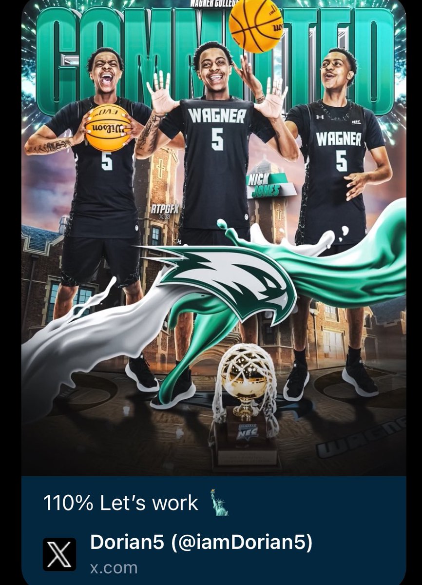 Adam Zagoria (@adamzagoria) on Twitter photo Wagner landed a commit from Nick Jones, a 6-1 JC Transfer from <a href="/HarcumCollege/">Harcum College</a> who averaged
16.0 PPG 4.3 RPG 2.5 APG Wagner landed a commit from Nick Jones, a 6-1 JC Transfer from <a href="/HarcumCollege/">Harcum College</a> who averaged
16.0 PPG 4.3 RPG 2.5 APG