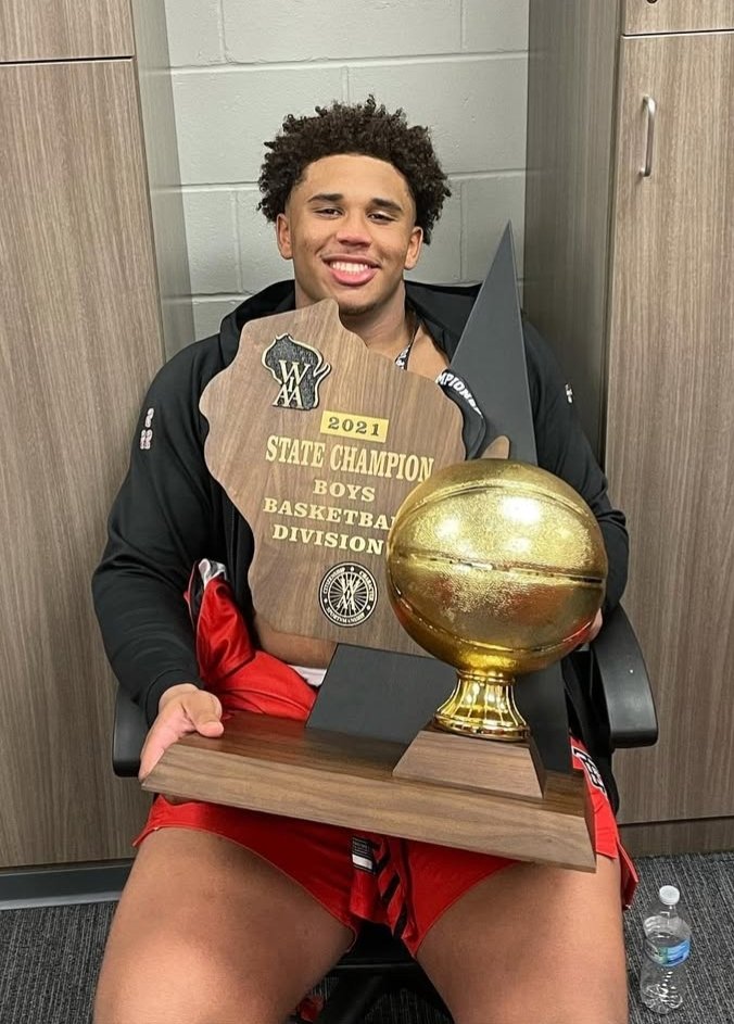 Marcus Mbow (Purdue), who led Wauwatosa East boys basketball to the 2021 WIAA D1 boys basketball state championship, has been drafted by the New York Giants in the 5th Round of the 2025 NFL Draft.