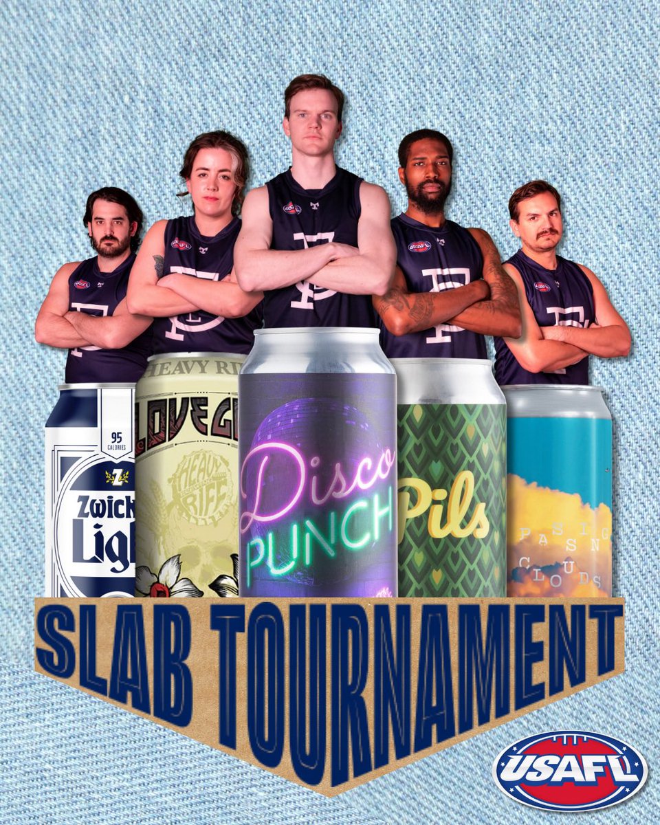 One week away from The Slab Tournament in Kansas City.

A slab of beer to enter and winner takes the pile!

Still looking for a sponsor pub for the season but if any brewery is feeling saucy and wants to hook us up with our entry beer, hit us up! 🤠 

#AussieRules #STL #IAFFDFF