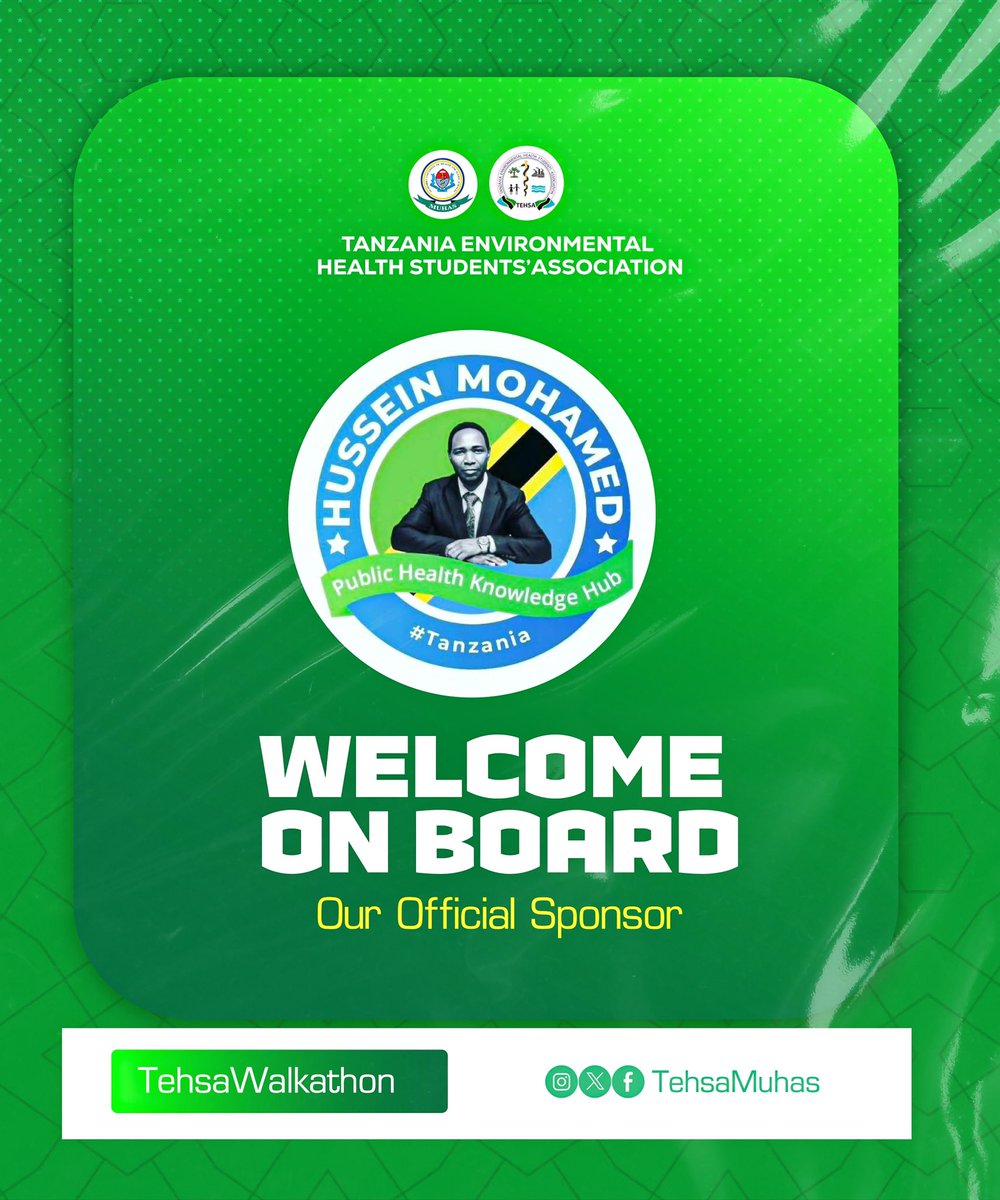 TEHSA-MUHAS (@muhas_tehsa) on Twitter photo We are super excited to announce Hussein Mohamed PH Knowledge Hub as our official sponsor.🤩💥
Hussein Mohamed PH Knowledge Hub is dedicated to promoting public health awareness, education, and training, all aimed at enhancing community health outcomes.
<a href="/Hussein19089524/">Hussein Mohamed</a> We are super excited to announce Hussein Mohamed PH Knowledge Hub as our official sponsor.🤩💥
Hussein Mohamed PH Knowledge Hub is dedicated to promoting public health awareness, education, and training, all aimed at enhancing community health outcomes.
<a href="/Hussein19089524/">Hussein Mohamed</a>