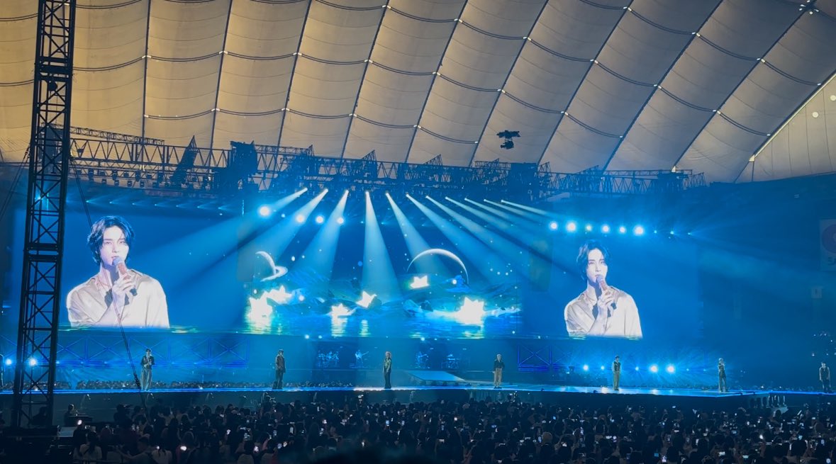 aue_K5's tweet photo. 2025.04.21 JO1DER SHOW in TOKYO DOME
２日目は親戚の蓮JAMと💙元々お互い行く予定がなかったけどライブの日に東京遊びに来るって言うからせっかく来るならリセール取っちゃう？からの！純喜が言ってた良い選択をした〜！と思えたオーラスでした⭐︎写真全然撮ってないけど記録として残します☺️ https://t.co/MHh3ktWjX5