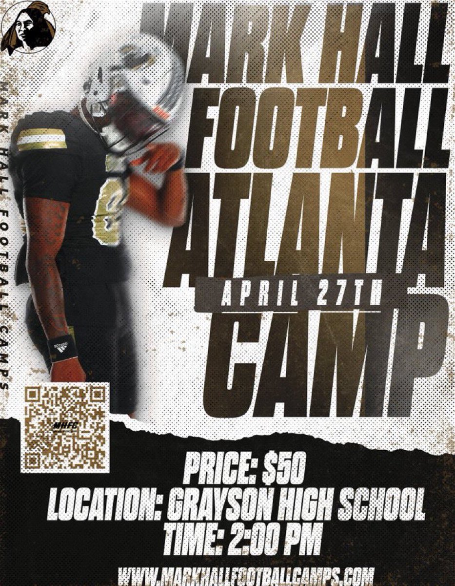 Mark Hall (@coachhalluncp) on Twitter photo Less than 24 Hours till <a href="/UNCP_Football/">UNCP Braves Football</a> kicks off camp season in Atlanta!! Show up, Show out, Get Offered & be the next UNCP Brave!!
Still time to sign up: markhallfootballcamps.com/event-details-…
Walk-ups welcome!!! Less than 24 Hours till <a href="/UNCP_Football/">UNCP Braves Football</a> kicks off camp season in Atlanta!! Show up, Show out, Get Offered & be the next UNCP Brave!!
Still time to sign up: markhallfootballcamps.com/event-details-…
Walk-ups welcome!!!