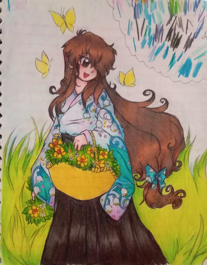 Rinflower58238's tweet photo. Rin, again
I'm practicing coloring with green blue colors and I wanted to test
It got really pretty and I wanted to post it
Please ignore the bubble full of coloring risks
#inuyasha #rin #myart #fanart #traditionalart #artinpaper #inuyashafanart #pencilcolored #beginnerartist https://t.co/3fh8wCD9Ir