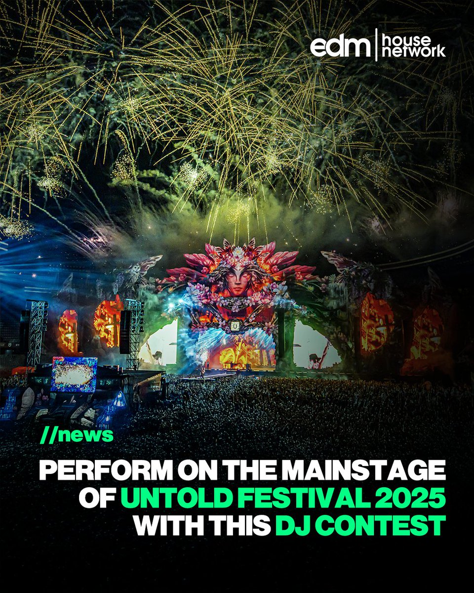 EDMHouseNetwork (@edmhousenetwrk) on Twitter photo DJS! Here's your chance to play at <a href="/UntoldFestival/">UNTOLD Festival</a>!
Read more: edmhousenetwork.com/untold-festiva… DJS! Here's your chance to play at <a href="/UntoldFestival/">UNTOLD Festival</a>!
Read more: edmhousenetwork.com/untold-festiva…